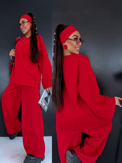 LARGE SIZE set "MANHATTAN" - RED